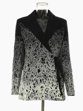 Women's Elegant Swirl Blazer